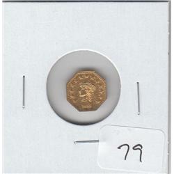 CALIFORNIA GOLD FANTASY TOKEN 1854