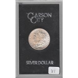 FLASHY $1 CARSON CITY CC 1884 GSA IN BOX