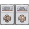 Image 1 : 2 NGC GRADED PRESIDENTIAL DOLLARS $1
