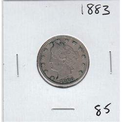 1883 LIBERTY HEAD NICKEL