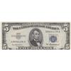 Image 1 : BLAZING UNCIRCULATED $5 SILVER CERTIFICATE 1953 A