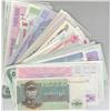 Image 1 : GROUP OF 80 WORLD BANKNOTES 40 DIFFERENT VARIETIES