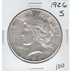 $1 SILVER PEACE 1926 S