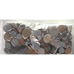 OVER 2 POUNDS OF FOREIGN COINS