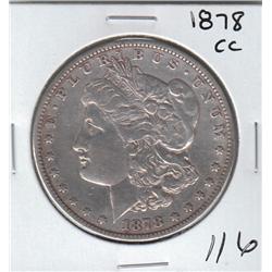 $1 SILVER MORGAN CARSON CITY 1878 CC