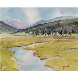 Pummill, Robert:  Camp on Gallatin