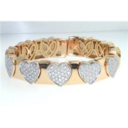 Salavetti 18K Yellow Gold, Diamond Bangle