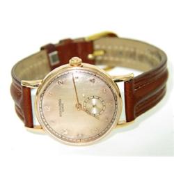 Patek Philippe 18K Rose Gold Leather Strap Watch