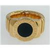 Image 1 : Bvlgari 18K Yellow Gold Onyx Ring