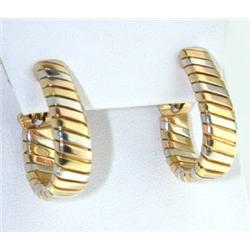 Bvlgari 18K Yellow Gold Earrings