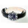 Image 3 : Ritmo Stainless Steel Black Leather Strap Watch