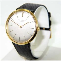 Patek Philippe 18K Yellow Gold Leather Strap Watch