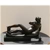 Image 4 : Mioul, Reclining Nude, Bronze Sculpture