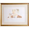 Image 1 : Alex Katz, Man with Pipe, Aquatint Etching