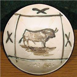 Pablo Picasso, Taureau en Pied, Ceramic Terra Cotta Bowl