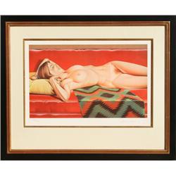 Mel Ramos, Navajo Nude, Lithograph