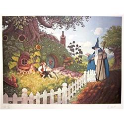 Hildebrandt, A Strange Meeting, Lord of the Rings Lithograph
