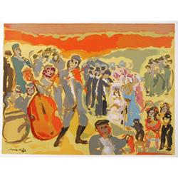 Emmanuel Mane-Katz, Pou Stempheniou 7, Lithograph