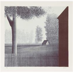 Robert Kipniss, Picket Fence III, Lithograph