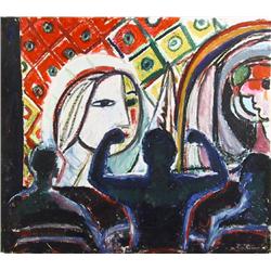 Biff Elrod, N.J. Picasso, Pastel Drawing