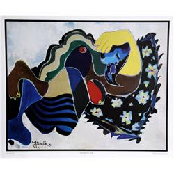 Jenik Cook, Dreaming in Color, Offset Lithograph