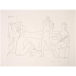 Pablo Picasso, Quatre Nus au Harem, Lithograph
