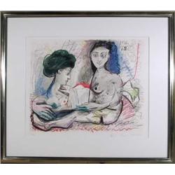 Pablo Picasso, Deux Femmes Nues, Lithograph