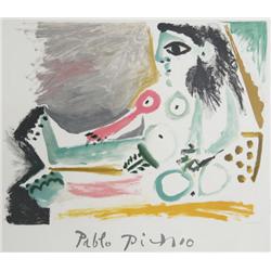 Pablo Picasso, Femme Nu Assise, Lithograph
