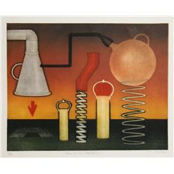 Tighe O'Donoghue, Fleur de Mal - Baudelaire, Aquatint Etching