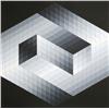 Image 1 : Victor Vasarely, Gestalt 8, Serigraph