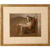 Image 1 : Bruce North, Nude in the Half Shadows, Pastel Drawing