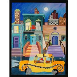 Linnea Pergola Original Painting  Alphabet City  NYC