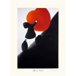 Mackenzie Thorpe UP A HILL Lithograph