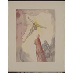 Dali Unique Print: Divine Comedy Mars