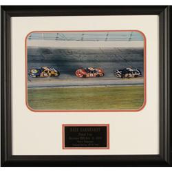 Dale Earnhardt Sr Final Lap NASCAR Racing Photo Framed