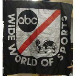 Big ABC Wide World of Sports Banner Sign 6 Ft Square