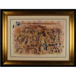 LeRoy Neiman Signed Art Print New York Stock Exchange