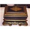 Image 1 : RARE! European Victorian Hand Painted Jewelry Box Victo