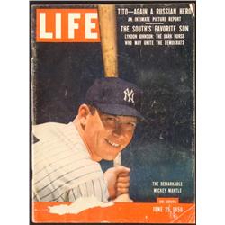 LIFE Magazine Mickey Mantle Yankees June 25, 1956