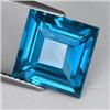 Image 1 : OUTSTANDING 7.37 CT. TOP LONDON BLUE SQUARE CUT TOPAZ