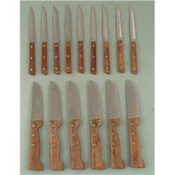 Veritable Sabatier & Forgecraft Knife Sets Lot 15