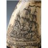 Image 3 : One of a Kind - Engraved Whales Tooth Ship ~Daniel Web