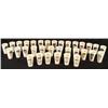 Image 1 : 33 Souvenir 7-Eleven Baseball Player Cups Glasses 1970s