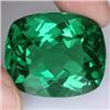 Image 1 : MASSIVE 32.05 Ct GREEN AMETHYST CUSHION CUT NATURAL GEM