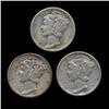 Image 1 : 1938P/D/S Mercury Dimes Hi Grade Set of 3 (COI-8446)