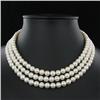 Image 1 : White Small Saltwater Pearl Necklace (JEW-250)
