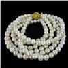 Image 2 : White Small Saltwater Pearl Necklace (JEW-250)