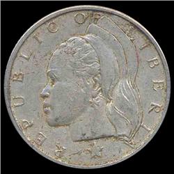 1961 Liberia 20c AU (COI-8627)