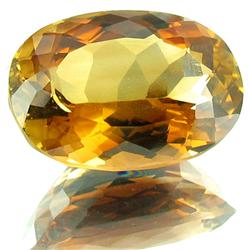 24.17ct Imperial Topaz Appraised $55k (GEM-23382A)