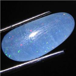 1.7ct Australian Black Opal Doublet Full Fire (GEM-31466)